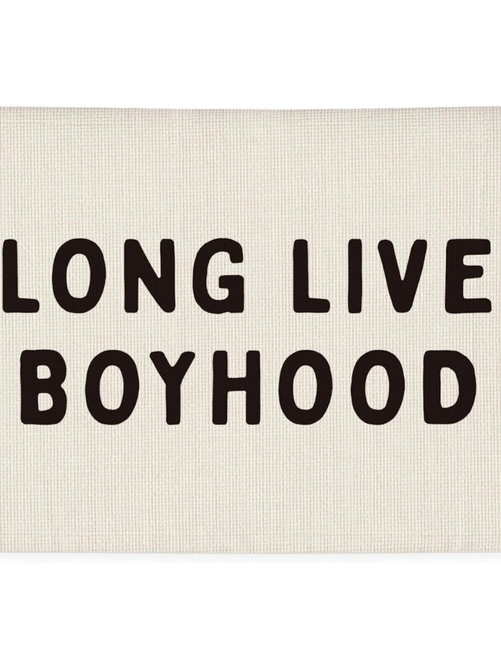 Long Live Boyhood Banner, Boy Nursery Decor